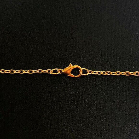 Fashion Antique Gold Necklace Crescent Moon Pendant Gothic Hippie - Picture 2 of 2